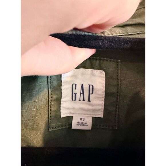 GAP • Army Green Canvas Cargo Jacket • Ladies Size XS - Picture 6 of 6